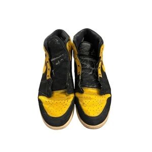 Nike air Jordan's 1 bumblebee trainers youth 6.5 women's 7.5 FLAWED